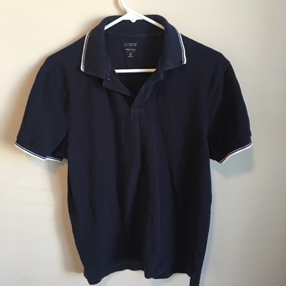J.Crew Factory Green Pique Cotton Short Sleeve Polo Mens L Slim Fit NWT